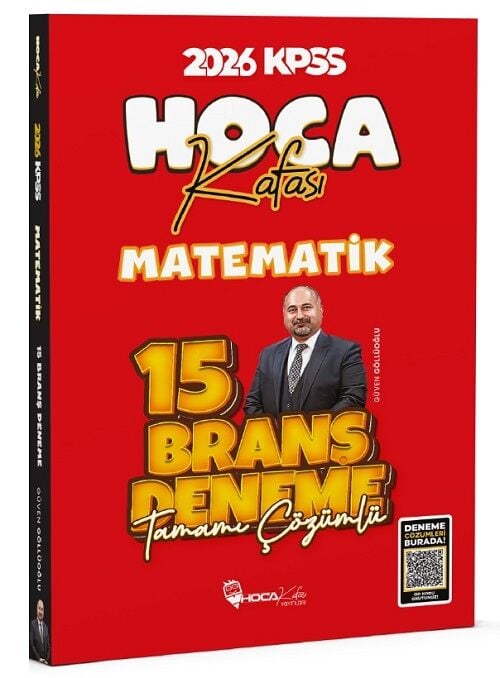 2026 KPSS Matematik 15 Deneme Çözümlü - Güven Göllüoğlu Hoca Kafası Yayınları