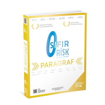 2026 TYT AYT KPSS ALES MSÜ DGS Paragraf Sıfır Risk Soru Bankası Video Çözümlü Üç Dört Beş Yayınları