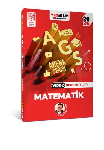 2026 MEB AGS Ahenk Serisi Matematik Sayısal Yetenek Video Ders Notları Yediiklim Yayınları