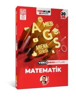Yediiklim Yayınları 2026 MEB-AGS Ahenk Serisi Matematik Sayısal Yetenek Video Ders Notları Mehmet Bilge Yıldız