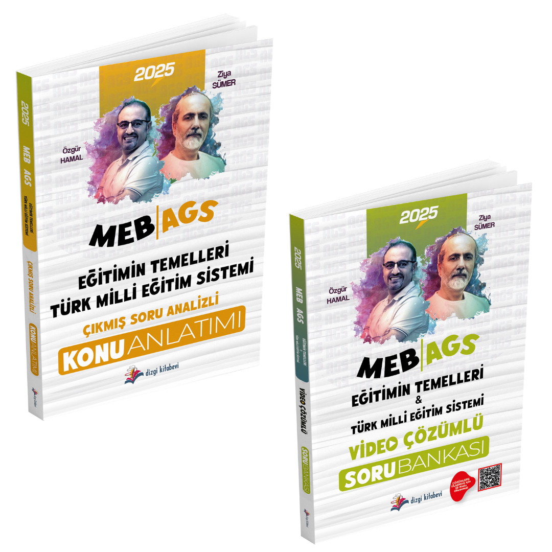 Dizgi Kitap 2025 Meb Ags Eğitimin Temelleri ve Türk Milli Eğitim Sistemi Çıkmış Soru Analizli Konu Anlatımı ve Soru Bankası Seti Özgür Hamal Ziya Sümer