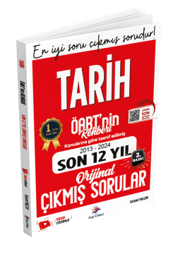 Dizgi Kitap Meb Ags Öabt Tarih Alan Bilgisi Ders Notları ve Son 12 Yıl Video Çözümlü Çıkmış Sorular Seti 2025 Selami Yalçın