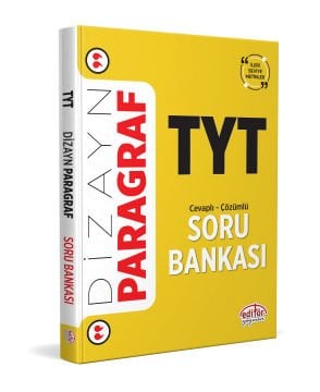 Tyt Dizayn Yeni Nesil Sorularla Paragraf Soru Bankası Editör Yayınları