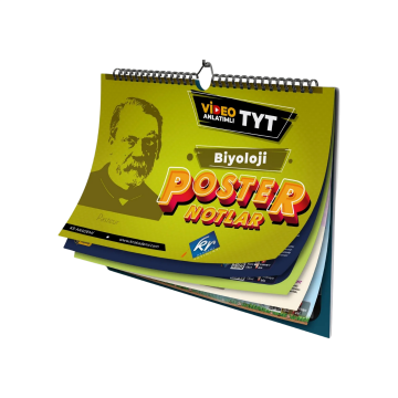 KR Akademi YKS TYT Biyoloji Poster Notlar