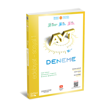 Üç Dört Beş Yayınları AYT Edebiyat Sosyal 1 - 10'lu Deneme