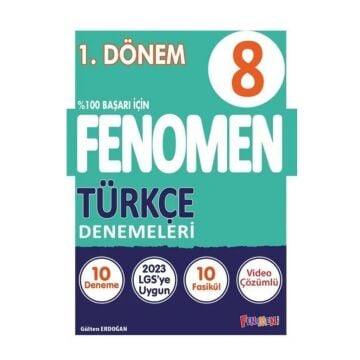 Fenomen Okul Yayınları 8. Sınıf Türkçe 1. Dönem 10 Deneme Gülten Erdoğan