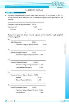 Dizgi Kitap 2026 Kpss A Muhasebe Konularına Göre Tasnif Edilmiş Son 11 Yıl Tamamı Çözümlü Orijinal Çıkmış Sorular Mehmet Elmas (2015-2025)