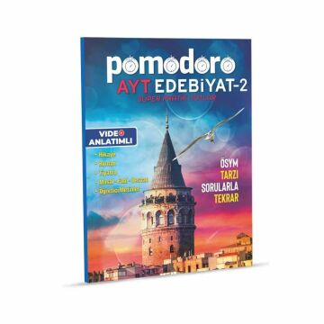 Pomodoro AYT Edebiyat-2 Konu Soru Süper Pratik Notlar Pomodoro Yayınları