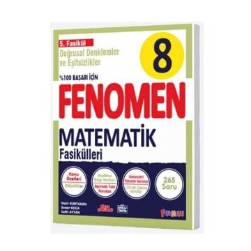 Fenomen Okul Yayınları 8. Sınıf Doğrusal ve Eşitsizlikler Fenomen Fasikülü Soner Koca, Vezir Kurtaran