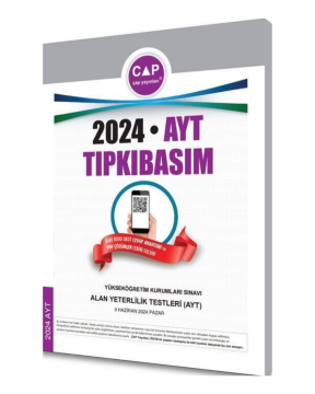 Çap Yayınları 2024 AYT Tıpkı Basım Çıkmış Sorular