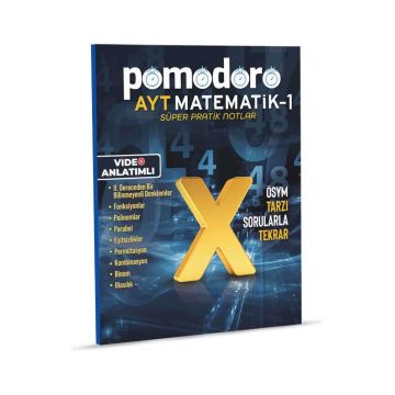 Pomodoro AYT Matematik-1 Konu Soru Süper Pratik Notlar Pomodoro Yayınları