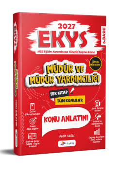 Dizgi Kitap 2027 MEB EKYS Müdür ve Müdür Yardımcılığı Konu Anlatımı 6. Baskı Fatih Sesli