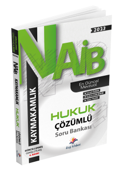 Dizgi Kitap Naib Kaymakamlık Hukuk Çözümlü Soru Bankası 4. Baskı 2023
