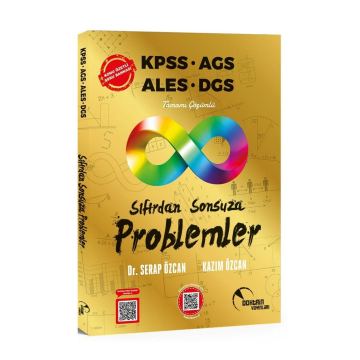 KPSS MEB AGS DGS ALES Sıfırdan Sonsuza Problemler Konu Özetli Soru Bankası - Kazım Özcan Doktrin Yayınları