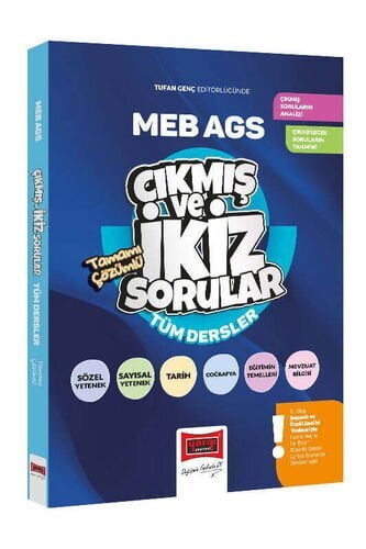 MEB AGS Tüm Dersler Tamamı Çözümlü Çıkmış ve İkiz Sorular Yargı Yayınları