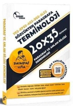 Doktrin KPSS MEB-AGS DGS ALES YKS Terminoloji Paragraf ve Anlam Bilgisi 20x35 Deneme Çözümlü Doktrin Yayınları