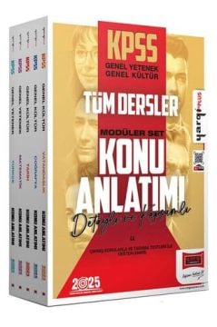 Yargı Yayınları 2025 KPSS GK-GY Konu Anlatımlı Modüler Set