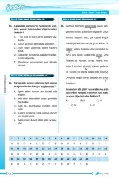 Dizgi Kitap 2026 Meb Ags ÖABT Türkçe, Türk Dili ve Edebiyatı, Sınıf Öğretmenliği Konularına Göre Tasnif Edilmiş Dil Bilgisi Tamamı Video Çözümlü Son 13 Yıl Çıkmış Sorular Fatih Bedir