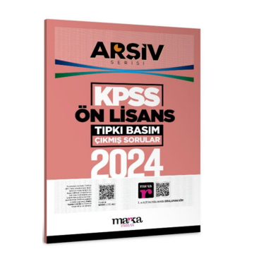 Marka Yayınları 2024 Ön Lisans Genel Yetenek Genel Kültür Tıpkı Basım Çıkmış Sorular Tamamı Video Çözümlü