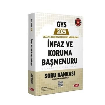 Data Yayınları 2025 GYS Ceza ve Tevkifevleri İnfaz ve Koruma Başmemuru Soru Bankası- Karekod Çözümlü