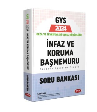 Data 2024 GYS Ceza ve Tevkifevleri İnfaz ve Koruma Başmemuru Soru Bankası Görevde Yükselme Data Yayınları