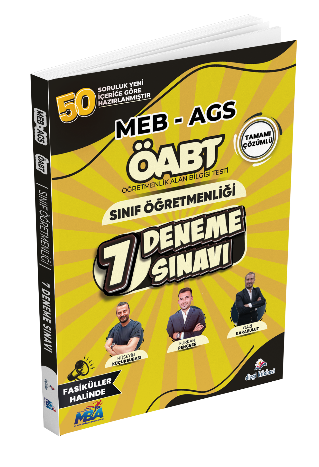 Dizgi Kitap Meb Ags Sınıf Öğretmenliği  Tamamı Çözümlü Fasiküller Halinde 7 Deneme Sınavı