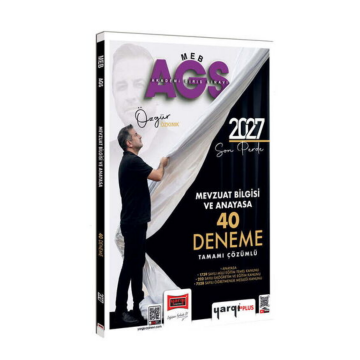 Yargı Yayınları 2027 MEB-AGS Mevzuat Bilgisi ve Anayasa Tamamı Çözümlü 40 Deneme Özgür Özkınık