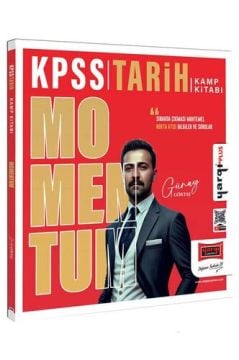 Yargı Yayınları 2025 KPSS Genel Kültür Momentum Tarih Kamp Kitabı