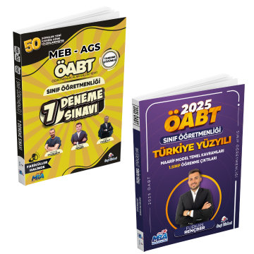Dizgi Kitap 2025 Meb Ags Sınıf Öğretmenliği Tamamı Çözümlü Fasiküller Halinde 7 Deneme Sınavı ve Türkiye Yüzyılı Maarif Model Temel Kavramları 1. Sınıf Öğrenme Çıktıları Seti