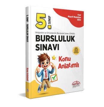 Editör Yayınları 5. Sınıf Bursluluk Sınavı Konu Anlatımlı
