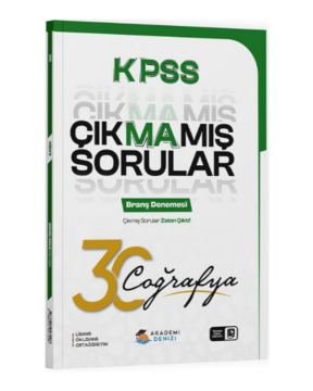 Akademi Denizi KPSS Coğrafya Çıkmamış Sorular 30 Deneme