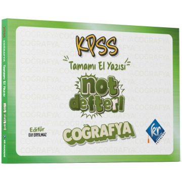 KPSS Coğrafya El Yazısı Konu Anlatım Defteri