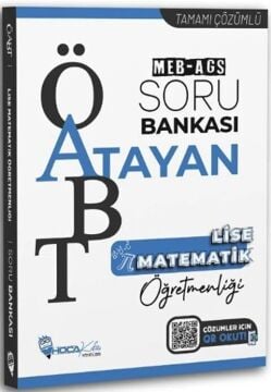Hoca Kafası ÖABT MEB-AGS Lise Matematik Öğretmenliği Atayan Soru Bankası Çözümlü Hoca Kafası Yayınları - İADESİZ