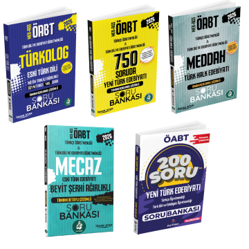 Dizgi Kitap 2026 Meb Ags ÖABT Edebiyat Tüm Dersler Soru Bankası 5'li Set