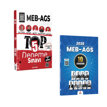 Dizgi Kitap 2026 MEB AGS TOP 5 Tamamı PDF Çözümlü 5 Deneme & MEB-AGS Tüm Dersler 10 Deneme Çözümlü Tekrar Akademi Seti