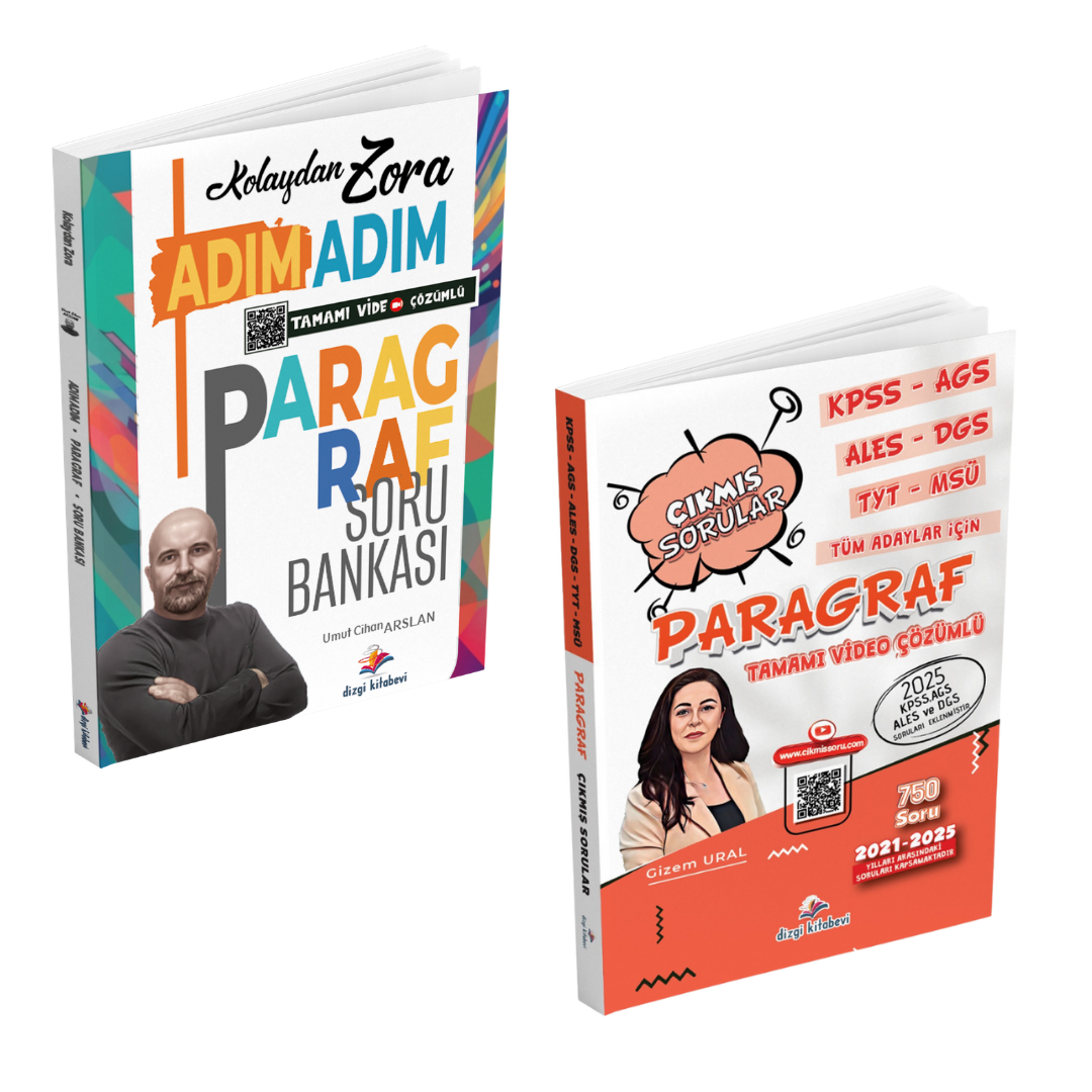 Dizgi Kitap 2026 Kolaydan Zora Adım Adım Paragraf Soru Bankası & Paragraf Çıkmış Sorular Seti
