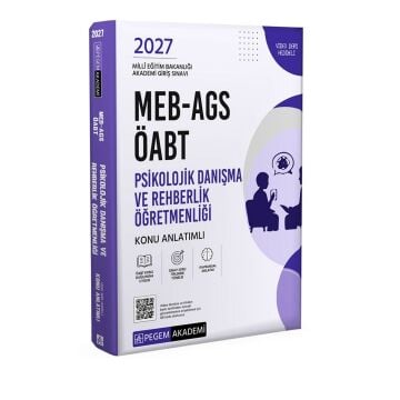 Pegem Yayınları 2027 MEB AGS ÖABT Psikolojik Danışma ve Rehberlik Konu Anlatımlı