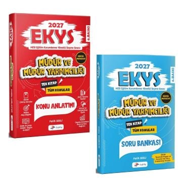 Dizgi Kitap 2027 MEB EKYS Müdür ve Müdür Yardımcılığı Konu Anlatımı ve Soru Bankası Fatih Sesli Seti
