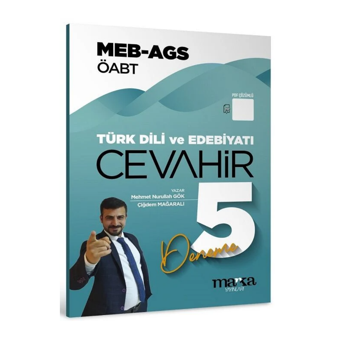 MEB AGS ÖABT Türk Dili ve Edebiyatı Cevahir 5 Deneme Marka Yayınları