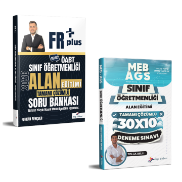 Dizgi Kitap 2026 Meb Ags ÖABT Sınıf Öğretmenliği Alan Eğitimi Soru Bankası & Meb Ags ÖABT Sınıf Öğretmenliği Alan Eğitimi 10 Deneme Seti