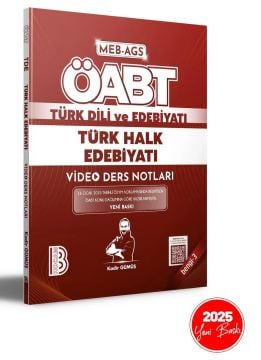 2025 ÖABT Türk Dili ve Edebiyatı Türk Halk Edebiyatı Video Ders Notları BENGİ 3 Benim Hocam Yayınları