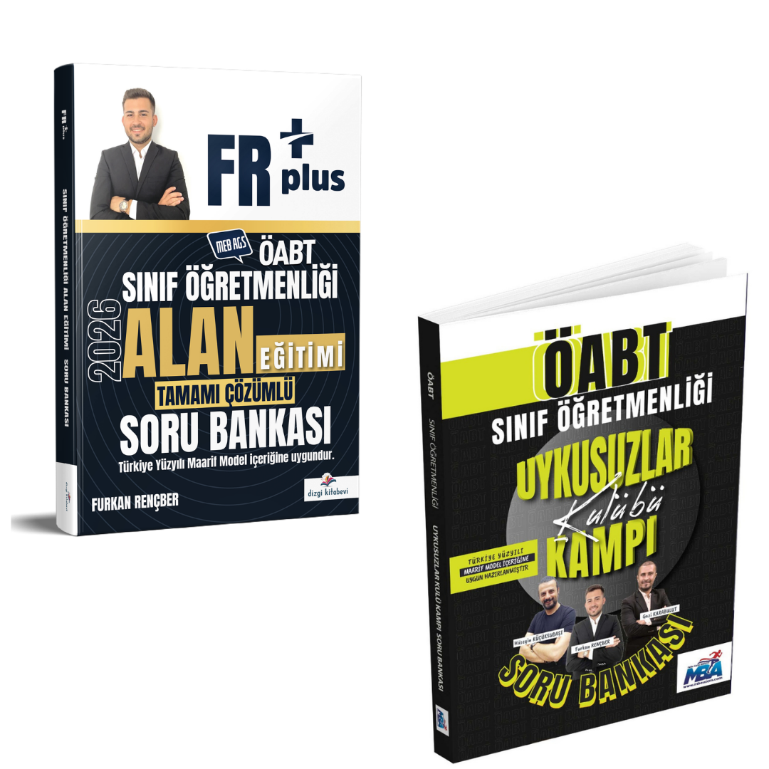 Dizgi Kitap 2026 Meb Ags ÖABT Sınıf Öğretmenliği Alan Eğitimi Soru Bankası & Meb Ags ÖABT Sınıf Öğretmenliği Uykusuzlar Kulübü Kampı Soru Bankası Seti