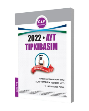 Çap Yayınları 2022 AYT Tıpkı Basım Çıkmış Sorular