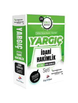 Dizgi Kitap Yargıç İdari Hakimlik Ders Notları ve Soru Bankası Seti 2024