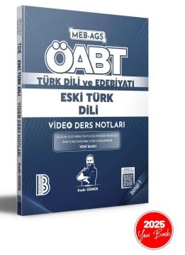 2025 ÖABT Türk Dili ve Edebiyatı Eski Türk Dili Video Ders Notları BENGİ 1 Benim Hocam Yayınları