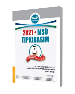 Çap Yayınları 2021 MSÜ Tıpkı Basım Çıkmış Sorular