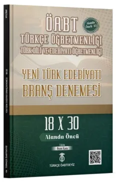Türkçe ÖABTDEYİZ ÖABT Türkçe-Türk Dili Edebiyatı Yeni Türk Edebiyatı 18x30 Deneme Çözümlü - Asım Kara Türkçe ÖABTDEYİZ - İADESİZ
