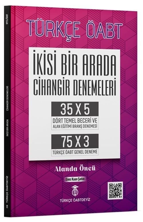 Türkçe ÖABTDEYİZ ÖABT Türkçe Öğretmenliği İkisi Bir Arada Cihangir Denemeleri Çözümlü - Enes Kaan Şahin Türkçe ÖABTDEYİZ - İADESİZ