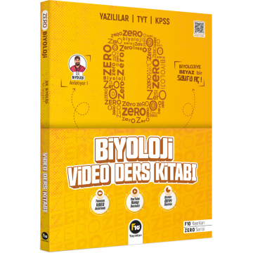 F10 Yayınları Dr. Biyoloji Barış Hoca Zero Serisi Biyoloji Video Ders Kitabı