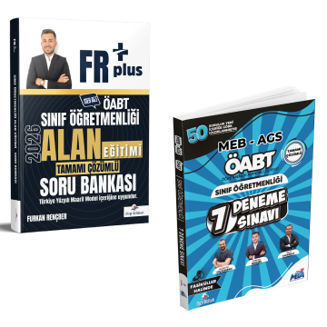 Dizgi Kitap 2026 Meb Ags ÖABT Sınıf Öğretmenliği Alan Eğitimi Soru Bankası & Meb Ags ÖABT Sınıf Öğretmenliği 7 Deneme Seti